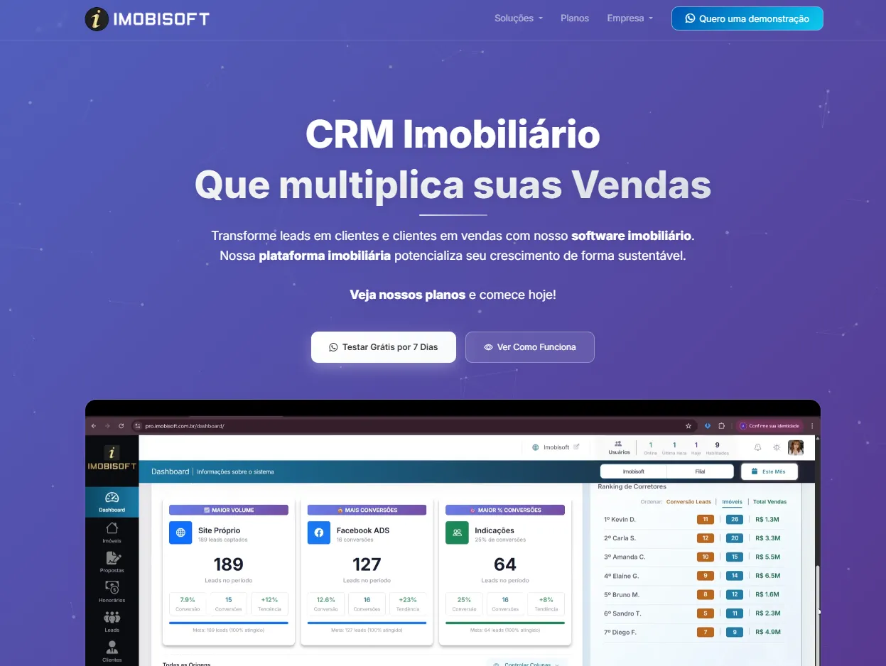 ImobiSoft CRM Imobiliário