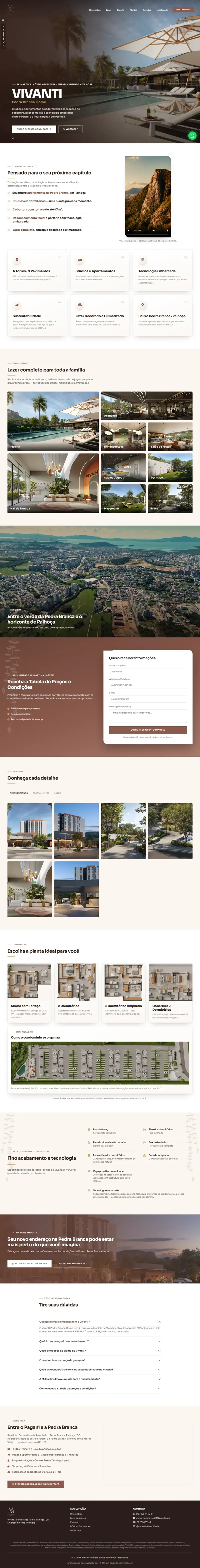 Landing page Vivanti criada pela Vibe Sites